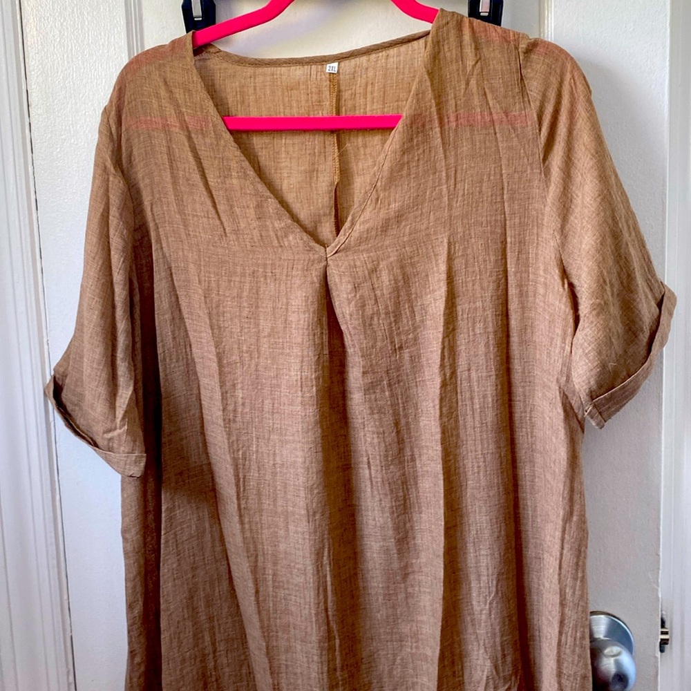 Size 2X organic cotton new dress sale